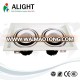 Aluminum square recessed down light COB 35Wx2 office 2 heads led grille light